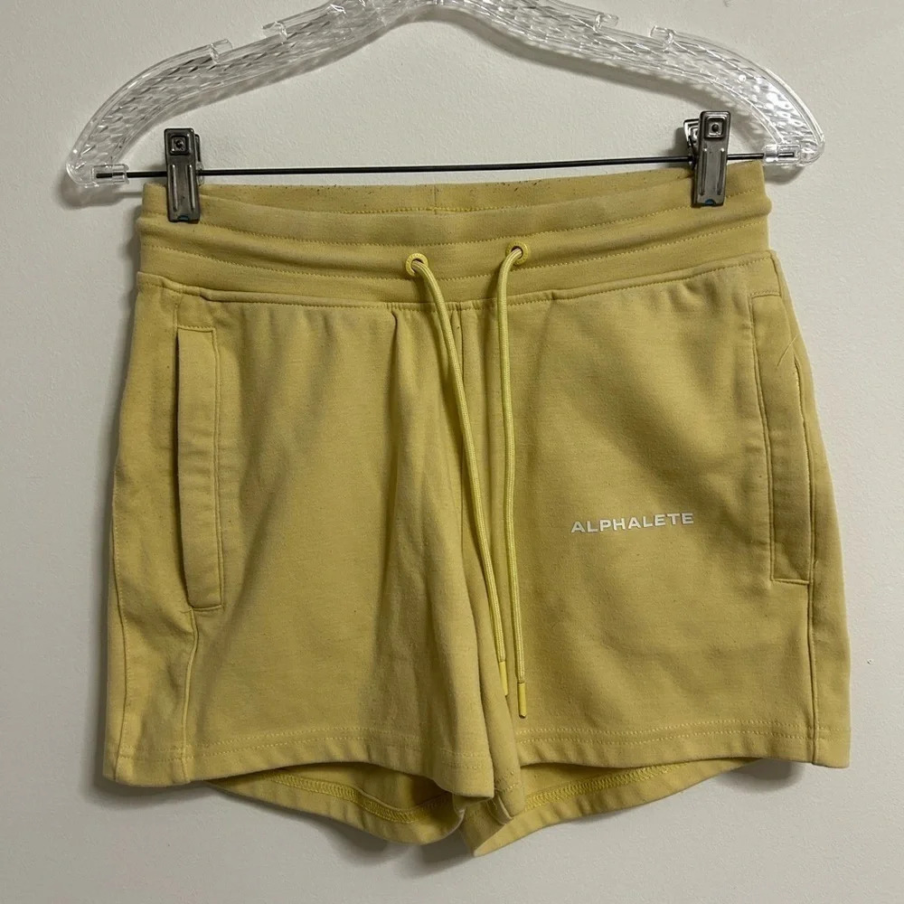 Alphalete Yellow Shorts